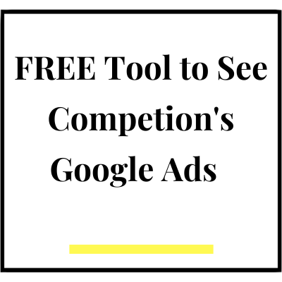 see competitor's ads on Google for free